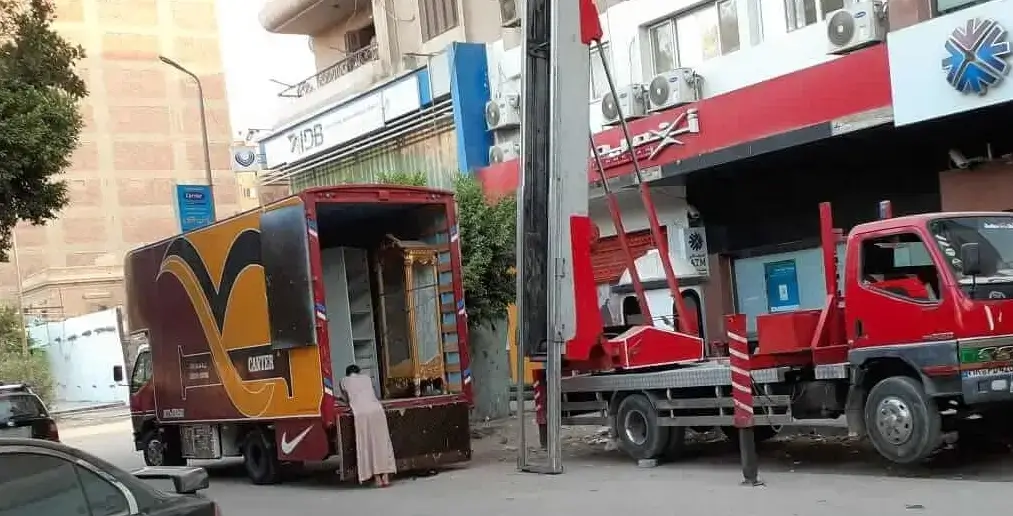 ونش رفع الاثاث بترسا