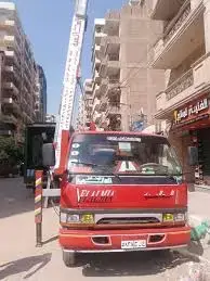 نقل الاثاث بالونش في مدينة الوفاء والامل