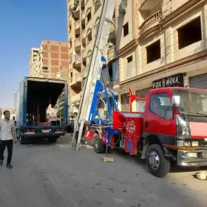 نقل اثاث بالونش في سوق السلاح