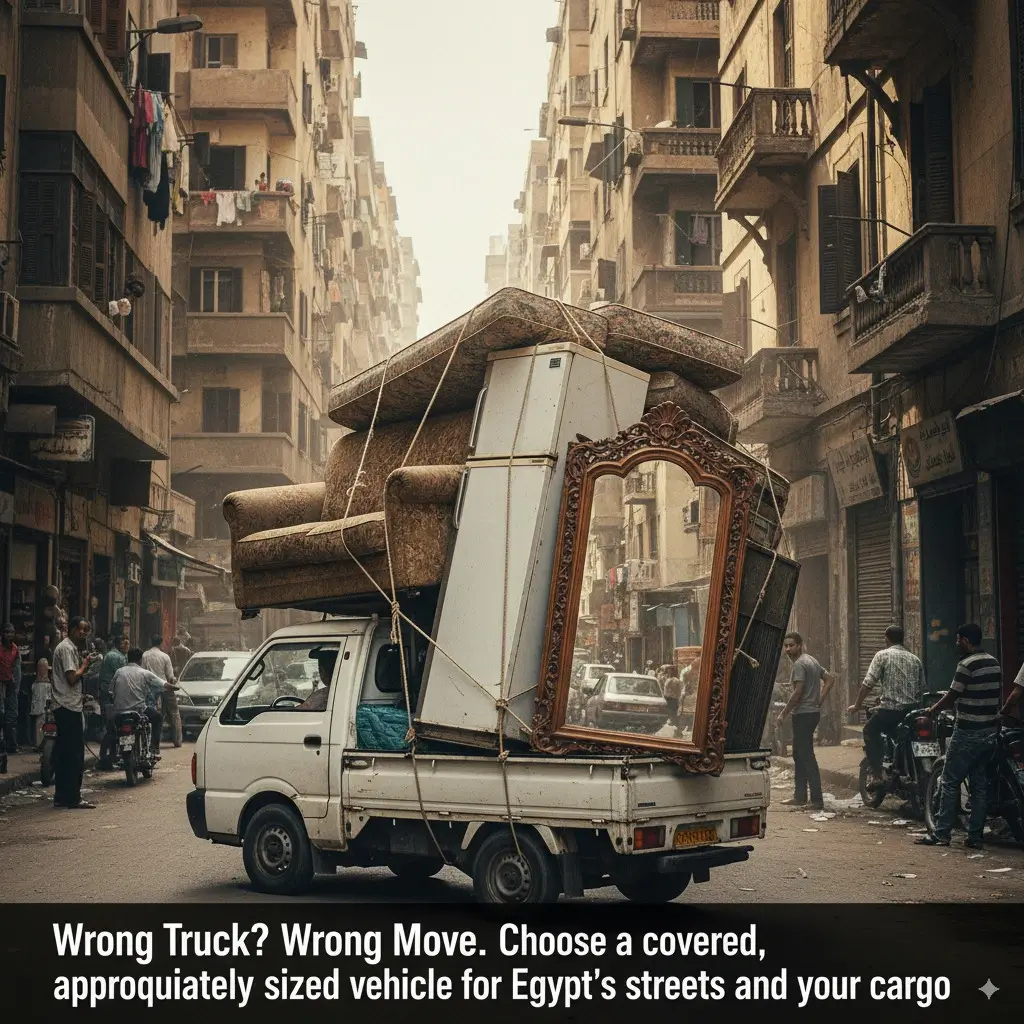 اختيار شاحنة نقل غير مناسبة